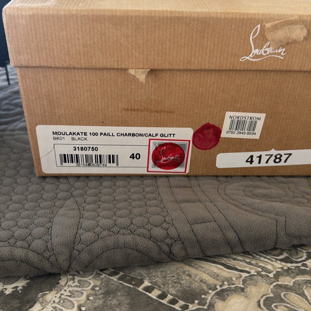Christian louboutin moulakate 100 paile charbon - Picture 8 of 8